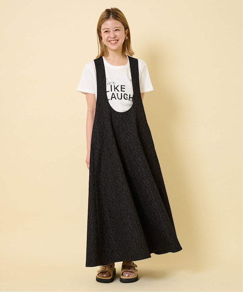 U by SPICK&SPAN（ユーバイスピックアンドスパン）の「ジャガードフレアワンピース（ワンピース/ドレス・ブラック/(001)/フリー/在庫あり）」の10枚目の写真