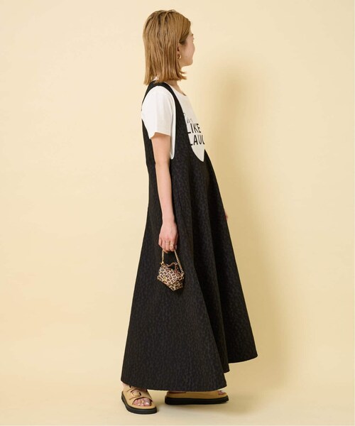 U by SPICK&SPAN（ユーバイスピックアンドスパン）の「ジャガードフレアワンピース（ワンピース/ドレス・ブラック/(001)/フリー/在庫あり）」の7枚目の写真