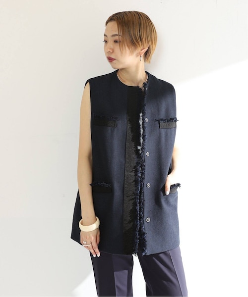 tweed ジレ（ジレ）｜VERMEIL par iena（ヴェルメイユ パー