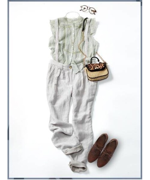 Ungrid（アングリッド）の「ヒョウ柄ミニBAG（バッグ・レディース・ブラック/ダークブラウン・F）」の5枚目の写真