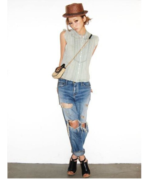 Ungrid（アングリッド）の「ヒョウ柄ミニBAG（バッグ・レディース・ブラック/ダークブラウン・F）」の6枚目の写真