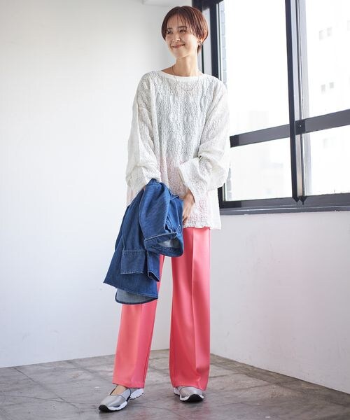 LEPSIM（レプシィム）の「ストラップスニーカー（シューズ・アイボリー08/ブラック09/グレー12・M(23-23.5)/L(24-24.5)）」の16枚目の写真