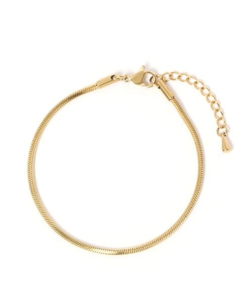 LEPSIM（レプシィム）の「ステンレスチェーンブレス（アクセサリー・レディース・シルバー18/シルバー×デザイン19/ゴールド51/ゴールド×ボックス52・ONE SIZE）」の7枚目の写真