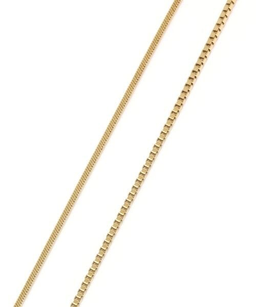 LEPSIM（レプシィム）の「ステンレスチェーンブレス（アクセサリー・レディース・シルバー18/シルバー×デザイン19/ゴールド51/ゴールド×ボックス52・ONE SIZE）」の11枚目の写真