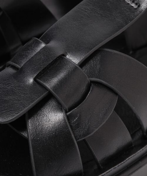 LEPSIM(レプシィム)の「クッションアツゾコグルカサンダル(シューズ・アイボリー08/ブラック09・S(22.5)/M(23-23.5)/L(24-24.5))」の22枚目の写真