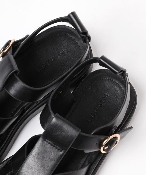 LEPSIM(レプシィム)の「クッションアツゾコグルカサンダル(シューズ・アイボリー08/ブラック09・S(22.5)/M(23-23.5)/L(24-24.5))」の19枚目の写真