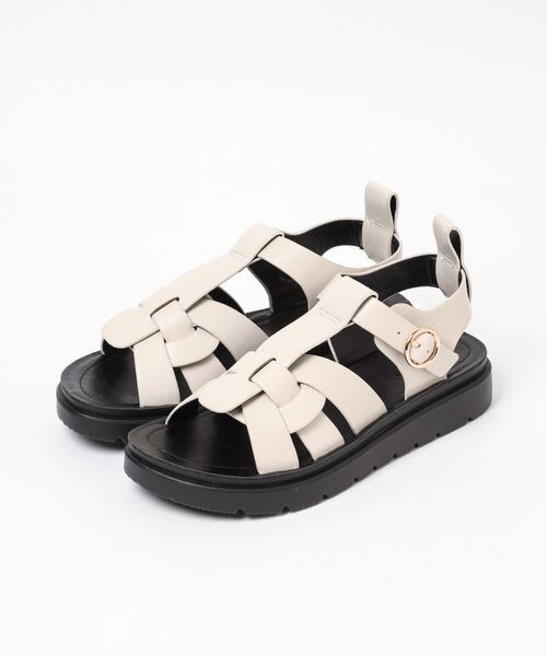 LEPSIM(レプシィム)の「クッションアツゾコグルカサンダル(シューズ・アイボリー08/ブラック09・S(22.5)/M(23-23.5)/L(24-24.5))」の7枚目の写真