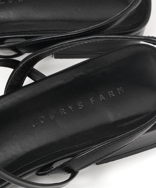 LOWRYS FARM（ローリーズファーム）の「ホソストラップサンダル（シューズ・レディース・ブラック09/シルバー12・M(23-23.5)/L(24-24.5)）」の12枚目の写真