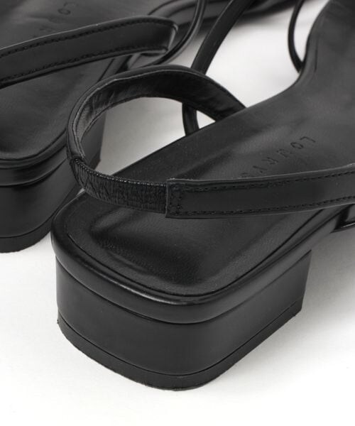 LOWRYS FARM（ローリーズファーム）の「ホソストラップサンダル（シューズ・レディース・ブラック09/シルバー12・M(23-23.5)/L(24-24.5)）」の11枚目の写真