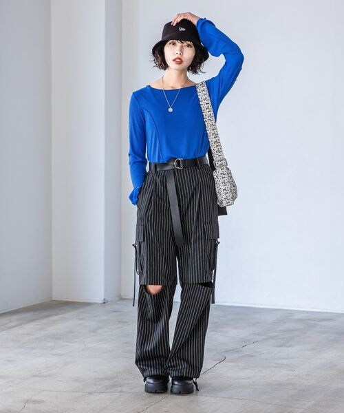 PAGEBOY（ページボーイ）の「NEWERA/Bucket Tropicalバケットハット（帽子・レディース・ブラック09・F）」の3枚目の写真