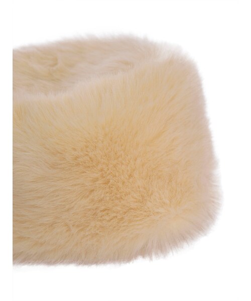 Ungrid（アングリッド）の「【Casual】ボリュームファーHAT（帽子・レディース・オフホワイト/ブラウン/ベージュ・F）」の6枚目の写真