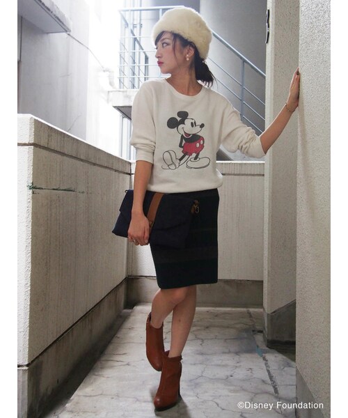 Ungrid（アングリッド）の「【Casual】ボリュームファーHAT（帽子・レディース・オフホワイト/ブラウン/ベージュ・F）」の4枚目の写真