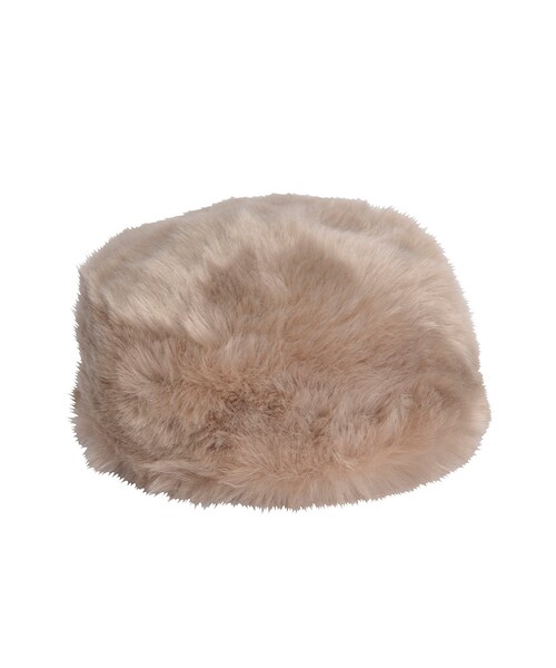 Ungrid（アングリッド）の「【Casual】ボリュームファーHAT（帽子・レディース・オフホワイト/ブラウン/ベージュ・F）」の3枚目の写真