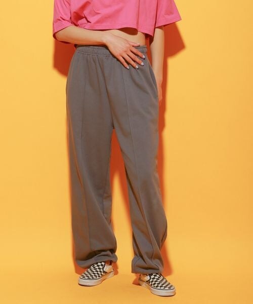 PAGEBOY（ページボーイ）の「ワイドスウエットパンツ（パンツ・レディース・チャコールグレー18/ピンク22/ブルー85・FREE）」の8枚目の写真