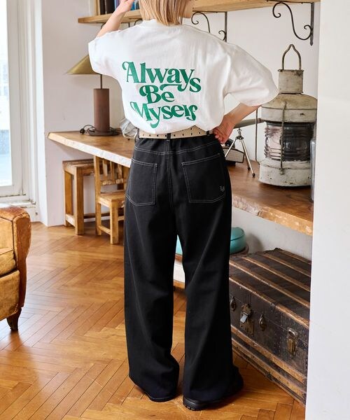 PAGEBOY（ページボーイ）の「タックワイドパンツ（パンツ・レディース・ブラック09/グリーン77・M/L）」の19枚目の写真