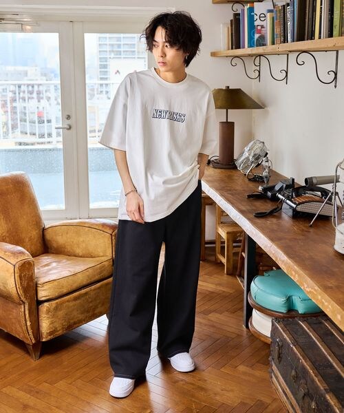 PAGEBOY（ページボーイ）の「タックワイドパンツ（パンツ・レディース・ブラック09/グリーン77・M/L）」の10枚目の写真