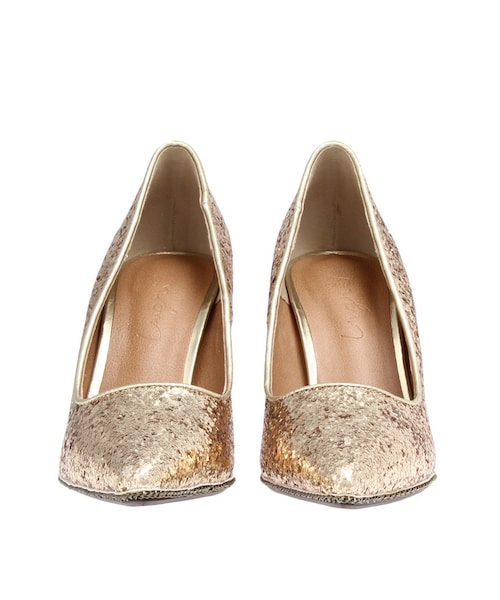 Ungrid（アングリッド）の「【Lady Like】グリッターパンプス（シューズ・レディース・シルバー/ゴールド・S/M/L）」の6枚目の写真
