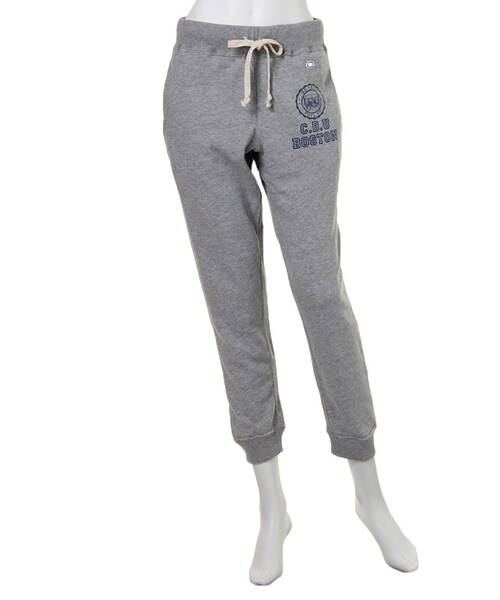 Ungrid（アングリッド）の「《andGIRL/ sweet10月号掲載》 【Men’s Like】Champion スウェットPT（パンツ・レディース・オフホワイト/グレー・F）」の2枚目の写真