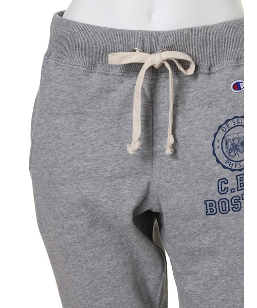 Ungrid（アングリッド）の「《andGIRL/ sweet10月号掲載》 【Men’s Like】Champion スウェットPT（パンツ・レディース・オフホワイト/グレー・F）」の9枚目の写真