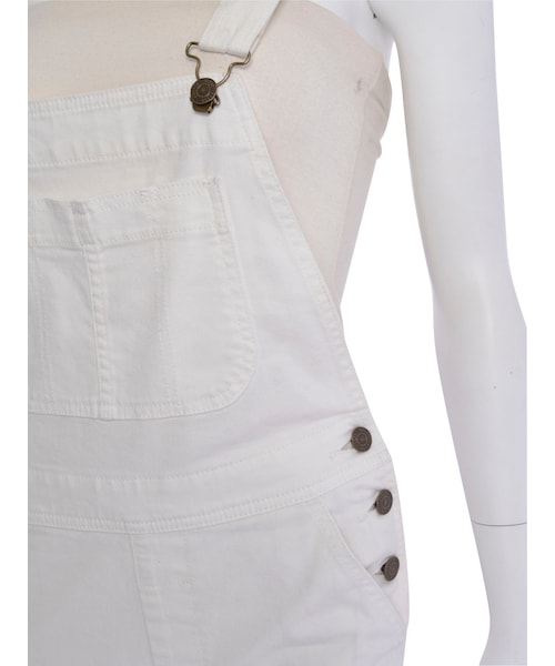 Ungrid（アングリッド）の「《sweet11月号 吉川ひなのｻﾝ着用》【Casual】デニムストスリサロペット（オールインワン・サロペット・レディース・ホワイト/インディゴ・S/M）」の15枚目の写真