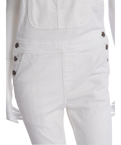 Ungrid（アングリッド）の「《sweet11月号 吉川ひなのｻﾝ着用》【Casual】デニムストスリサロペット（オールインワン・サロペット・レディース・ホワイト/インディゴ・S/M）」の13枚目の写真