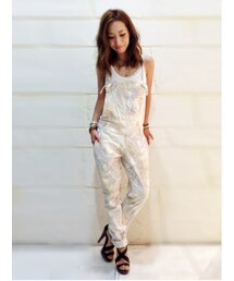 Ungrid | アロハプリントサロペット(ワンピース/ドレス)