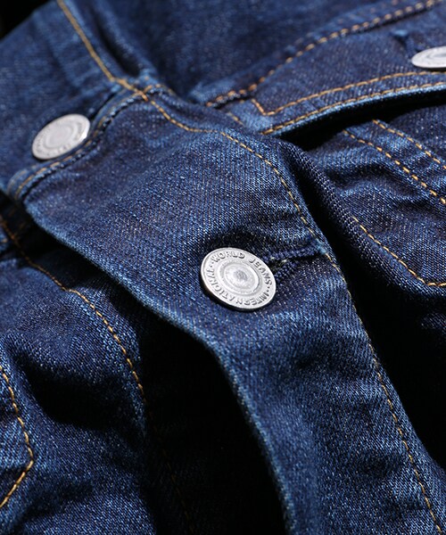FREAK'S STORE（フリークスストア）の「【15SS新作】 ストレッチデニムジャケットNAVY -Made in Japan-（その他・メンズ・ネイビー・M/L）」の9枚目の写真