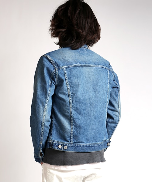 FREAK'S STORE(フリークスストア)の「【15SS新作】 ストレッチダメージデニムジャケット BLUE -Made in Japan-(その他・メンズ・ブルー・M/L)」の5枚目の写真