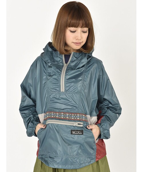 BEAVER(ビーバー)の「MANA-PERTEX ACOUSTIC(ジャケット/アウター・レディース・B/GREY/RED・M)」の1枚目の写真