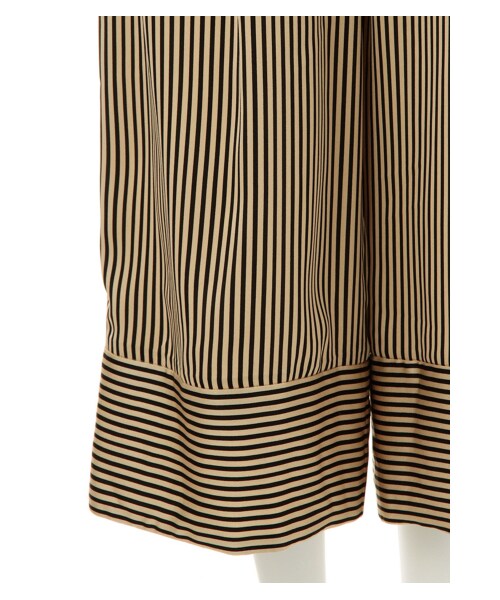 G.V.G.V.（ジーヴィージーヴィー）の「STRIPED SATIN PYJAMA PANTS（パンツ・レディース・BEIGE/WHITE・36/34）」の7枚目の写真