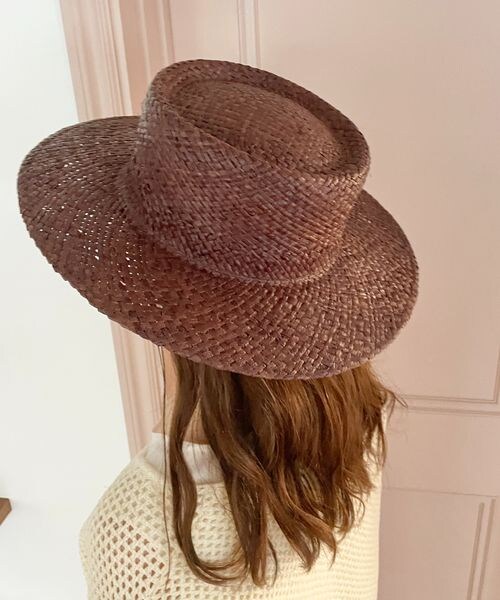 LOWRYS FARM（ローリーズファーム）の「ザツザイポークパイＨＡＴ（帽子・レディース・ベージュ52/ブラウン58・FREE）」の2枚目の写真
