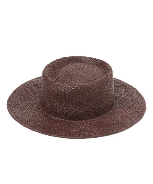 LOWRYS FARM（ローリーズファーム）の「ザツザイポークパイＨＡＴ（帽子・レディース・ベージュ52/ブラウン58・FREE）」の11枚目の写真