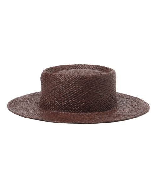 LOWRYS FARM（ローリーズファーム）の「ザツザイポークパイＨＡＴ（帽子・レディース・ベージュ52/ブラウン58・FREE）」の10枚目の写真