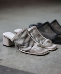 PAGEBOY | スクエアメッシュサンダル(シューズ)