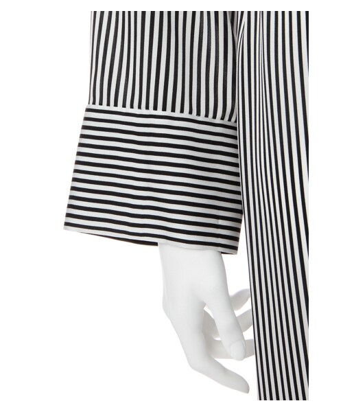 G.V.G.V.（ジーヴィージーヴィー）の「STRIPED SATIN PYJAMA SHIRT DRESS（ワンピース/ドレス・レディース・WHITE・34/36）」の7枚目の写真