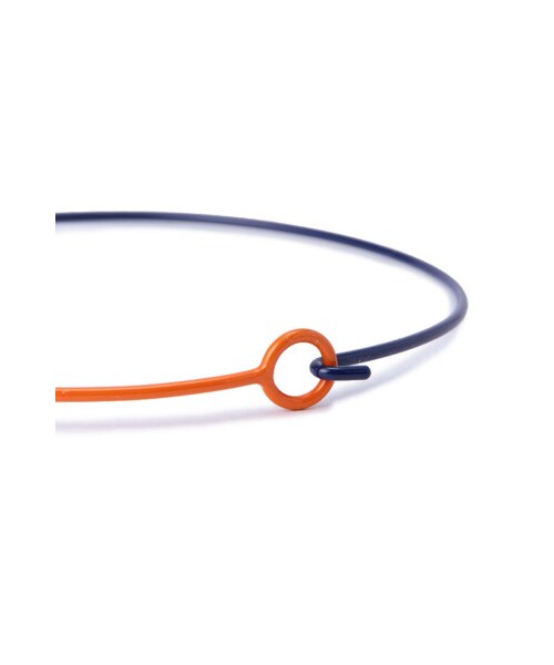 G.V.G.V.(ジーヴィージーヴィー)の「TWO TONE HOOP CHOKER(アクセサリー・レディース・ORANGE/BLACK/KHAKI・F)」の7枚目の写真