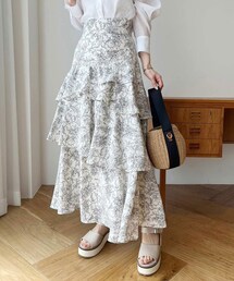 one after another NICE CLAUP | ティアードロングスカート(スカート)