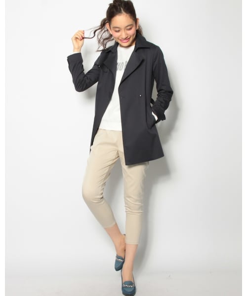 VICKY（ビッキー）の「テンセルツイルアジャストタックパンツ（パンツ・レディース・ホワイト/ブラック/グリーン/ベージュ・SS/S/M/L/LL/4L）」の10枚目の写真