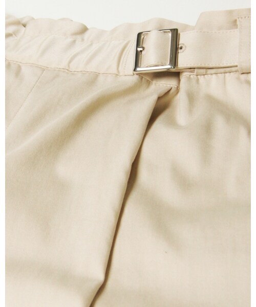 VICKY（ビッキー）の「テンセルツイルアジャストタックパンツ（パンツ・レディース・ホワイト/ブラック/グリーン/ベージュ・SS/S/M/L/LL/4L）」の9枚目の写真