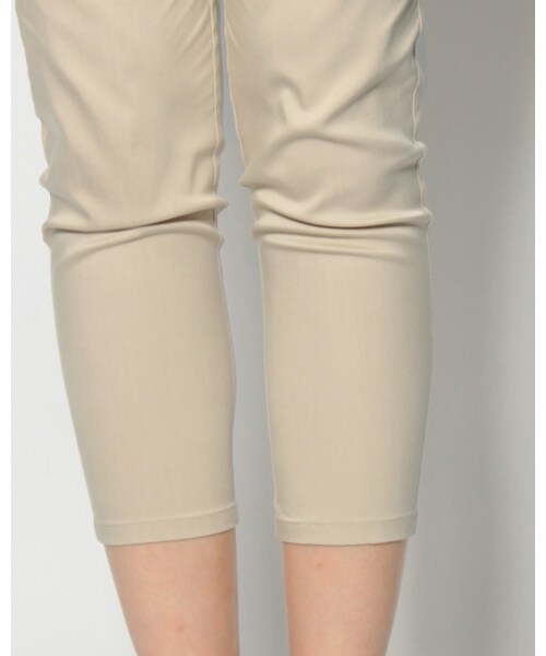 VICKY（ビッキー）の「テンセルツイルアジャストタックパンツ（パンツ・レディース・ホワイト/ブラック/グリーン/ベージュ・SS/S/M/L/LL/4L）」の8枚目の写真