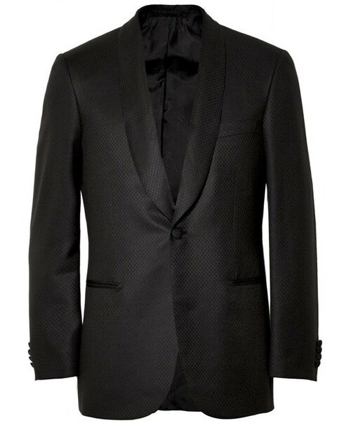 BRIONI（ブリオーニ）の「Brioni Wool and Silk-Blend Jacquard Suit Jacket（テーラード