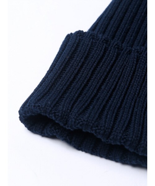 Rouge vif la cle（ルージュヴィフラクレ）の「コットンRIBニット帽（その他・レディース・オフホワイト/ブラック/ネイビー・F）」の5枚目の写真