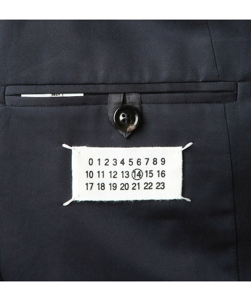 メゾンマルジェラMaison Margiela 黒 テーラードジャケット 46 Maison