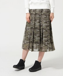 GLOBAL WORK | ムジガラプリーツスカート(スカート)