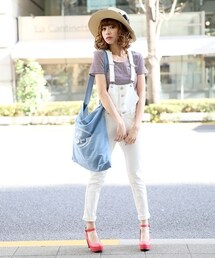 Heather | 【先行予約】ＳＳサロペットスキニー(パンツ)