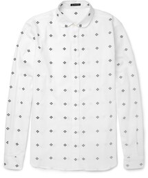 Ann DEMEULEMEESTER | Ann Demeulemeester Printed Cotton Shirt(シャツ/ブラウス)