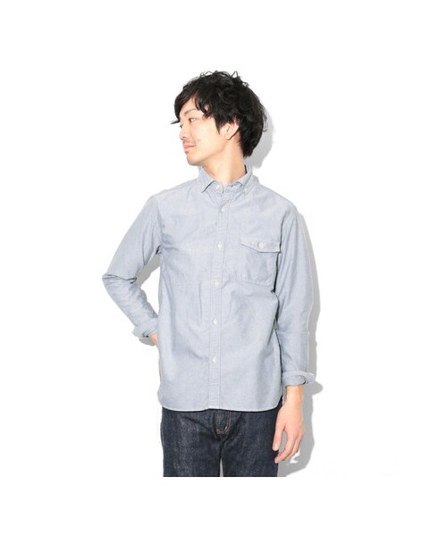 URBAN RESEARCH DOORS（アーバンリサーチドアーズ）の「OX三本針SHIRTS（トップス・メンズ・Gingham/White/Navy/Stripe・36/38/40）」の8枚目の写真