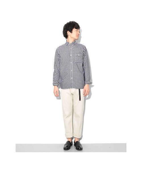 URBAN RESEARCH DOORS（アーバンリサーチドアーズ）の「OX三本針SHIRTS（トップス・メンズ・Gingham/White/Navy/Stripe・36/38/40）」の9枚目の写真