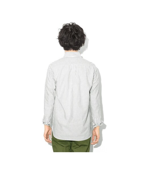 URBAN RESEARCH DOORS（アーバンリサーチドアーズ）の「OX三本針SHIRTS（トップス・メンズ・Gingham/White/Navy/Stripe・36/38/40）」の14枚目の写真