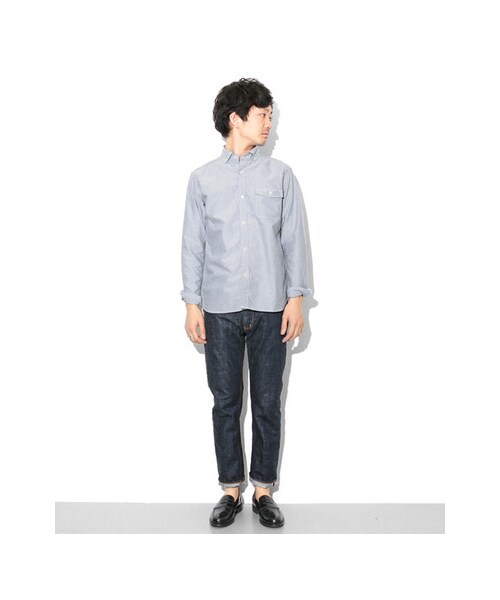 URBAN RESEARCH DOORS（アーバンリサーチドアーズ）の「OX三本針SHIRTS（トップス・メンズ・Gingham/White/Navy/Stripe・36/38/40）」の7枚目の写真